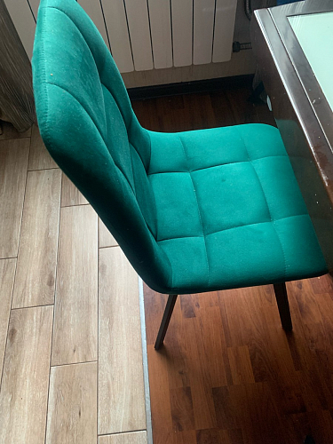 Стул на металлокаркасе Чилли бежевый / белый каркас фото покупателя 945