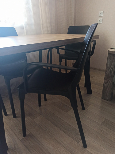 Кресло SHT-S76 белое / хром лак фото покупателя 3