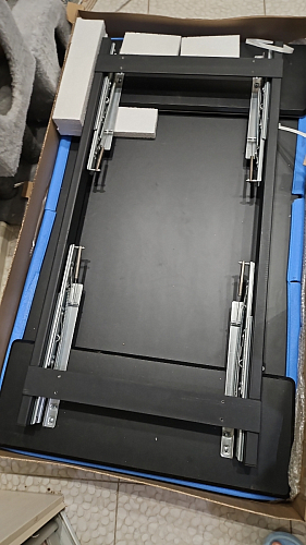 Керамический стол Вилли 140(200)х80 серый мрамор larka grey / черный фото покупателя 21