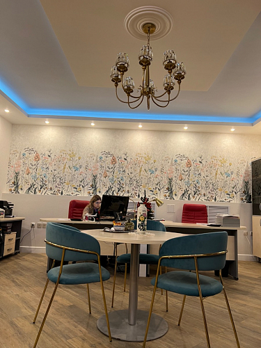 Стул на металлокаркасе Kamelia gold / gray фото покупателя 42