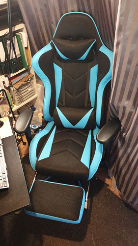 Компьютерное кресло Kano черное / красное фото покупателя 79