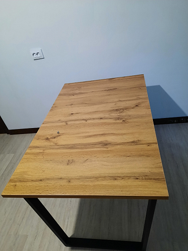 Деревянный стол Лота Лофт 140х80 дуб крафт табачный / черный матовый фото покупателя 653