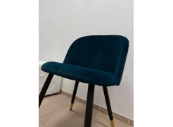 Стул на металлокаркасе Gabi 1 бежевый / черный с серебряными наконечниками фото покупателя 817