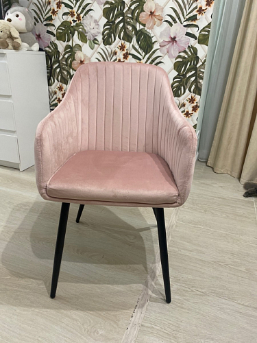 Стул на металлокаркасе Slam dark beige фото покупателя 111