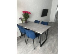 Стол Лота Лофт 120 25 мм сабия / черный матовый фото покупателя 887