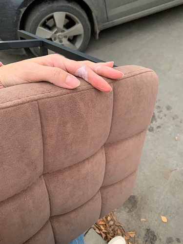 Барный стул Лофт ткань канди грей / черный матовый фото покупателя 200