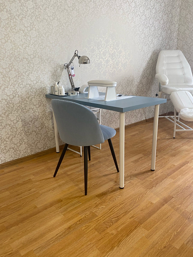 Стул на металлокаркасе Gabi 1 light purple / black / gold фото покупателя 249