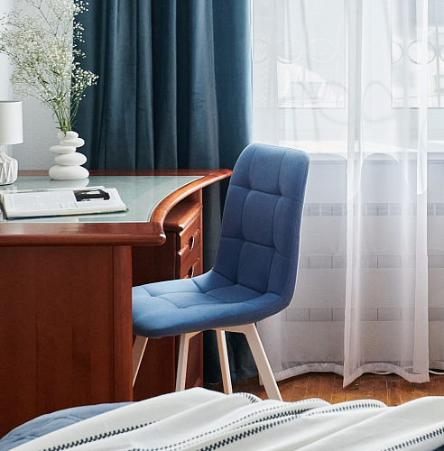 Комплект стульев Чилли 2 шт бежевый / черный фото покупателя 397