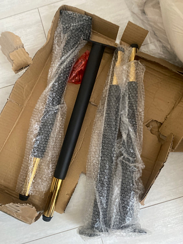 Стул на металлокаркасе Gabi 1 light purple / black фото покупателя 505