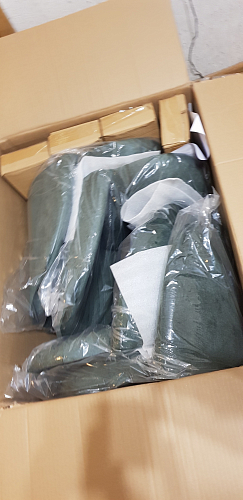 Стул на металлокаркасе Gabi 1 темно-серый / черный фото покупателя 57