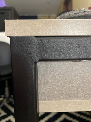 Письменный стол Леон Лофт бетон / черный матовый фото покупателя 32