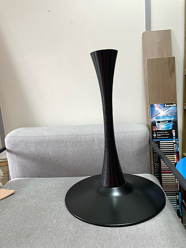 Стол Тулип 90х73 дуб вотан / белый  - Уцененный экземпляр фото покупателя 43