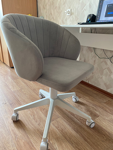 Компьютерное кресло Пард confetti silver серый / черный фото покупателя 31