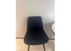 Стул на металлокаркасе Баодин К крутящийся фиолетовый teddy 944 / черный фото покупателя 14