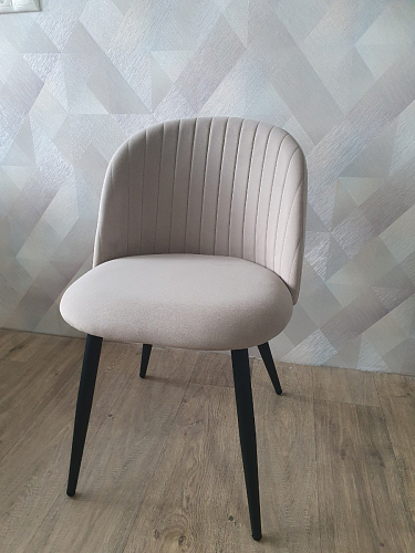 Стул на металлокаркасе Gabi 1 dark gray / black фото покупателя 416