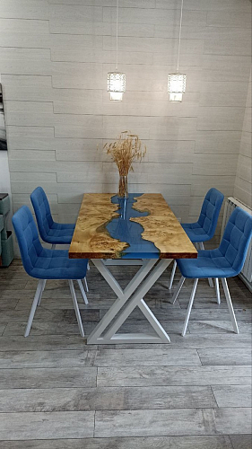 Стул на металлокаркасе Чилли К светло-серый велюр / черный каркас фото покупателя 21