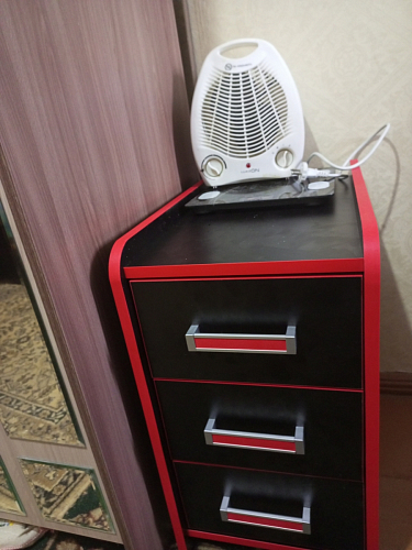 Тумба Ханна черная / красная  - Уцененный экземпляр фото покупателя 156