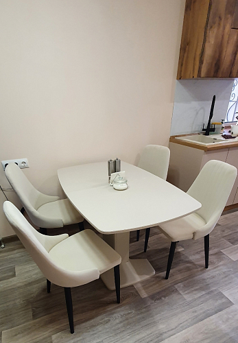 Стул на металлокаркасе Kora black / gray фото покупателя 255