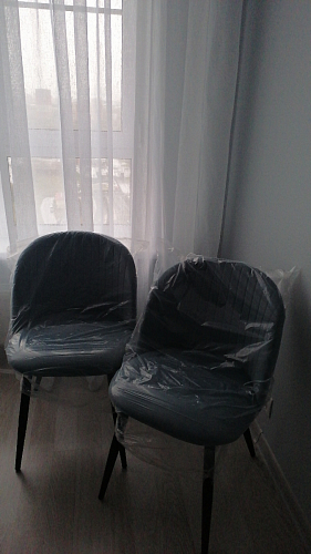 Стул на металлокаркасе Gabi gray / black фото покупателя 832