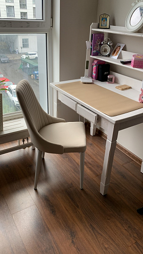 Стул на металлокаркасе Kora green / black фото покупателя 38