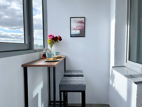 Барная стойка Дилан Лофт 120х50х90 бетон фото покупателя 45