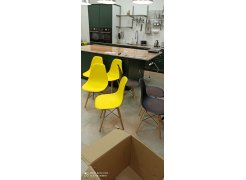 Пластиковый стул Eames PC-015 серо-голубой / дерево фото покупателя 470