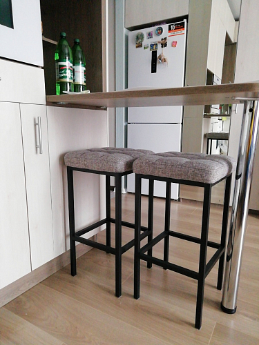 Барный стул Лофт катания лаванда / белый матовый фото покупателя 277