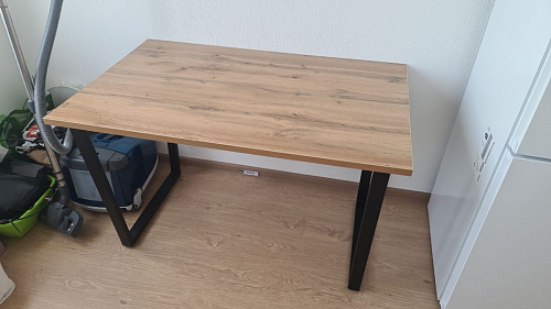 Стол раскладной Лота Лофт 120 25 мм юта / черный матовый фото покупателя 142