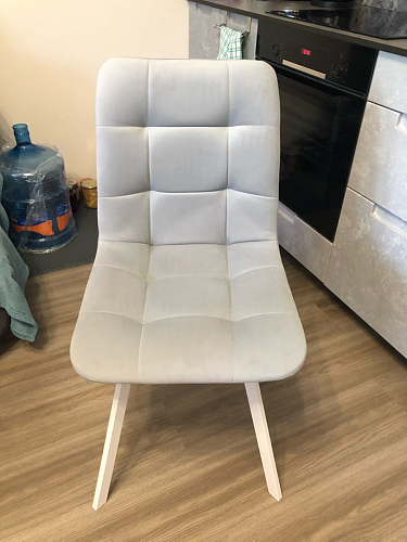 Стул на металлокаркасе Чилли горчичный / черный фото покупателя 3