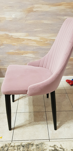 Стул на металлокаркасе Kora dark gray / black фото покупателя 166