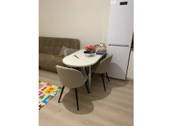 Стул на металлокаркасе Gabi 1 gray / black фото покупателя 658