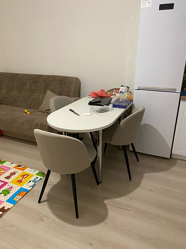 Стул на металлокаркасе Gabi 1 light purple / black фото покупателя 658