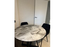 Стеклянный стол Норфолк 100 золото фото покупателя 48