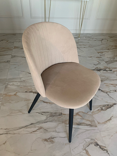 Стул на металлокаркасе Gabi gray / black фото покупателя 724