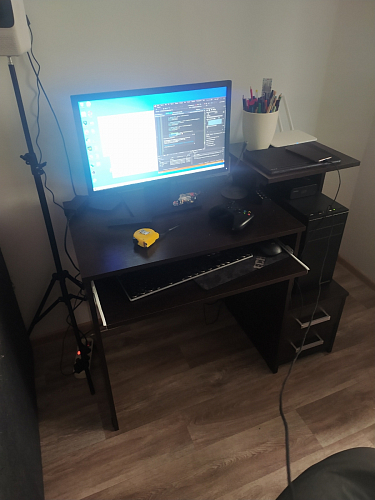 Компьютерный стол Джаз-24 левый дуб сонома фото покупателя 182