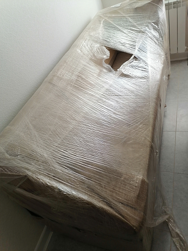 Кухонный диван Гарнет правый серый велюр фото покупателя 9