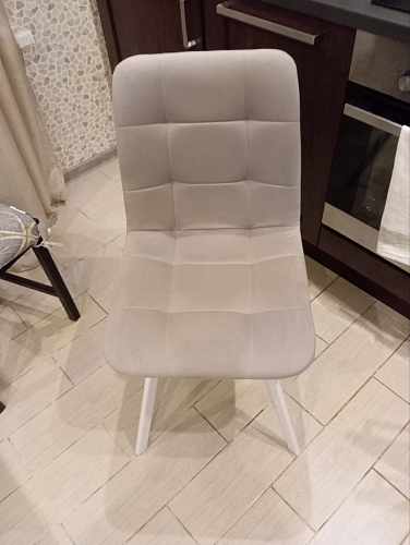 Стул на металлокаркасе Чилли К черный / зеленый фото покупателя 295