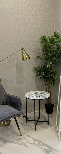 Журнальный столик Волопас серый мрамор фото покупателя 18