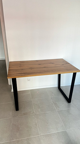 Деревянный стол Лота Лофт 120x75 дуб крафт табачный / черный матовый фото покупателя 265