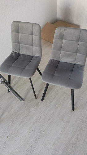 Стул на металлокаркасе Чилли бирюзовый / черный фото покупателя 528