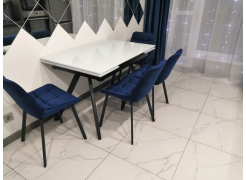 Стул на металлокаркасе Челси серый 02 / черный фото покупателя 152