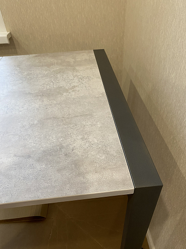 Стол Центавр дуб галифакс / черный матовый фото покупателя 84