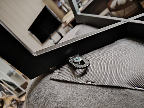 Стул на металлокаркасе Чилли К кирпичный / черный фото покупателя 666