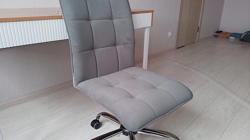 Компьютерное кресло One/Ван флок молочный 4 фото покупателя 84