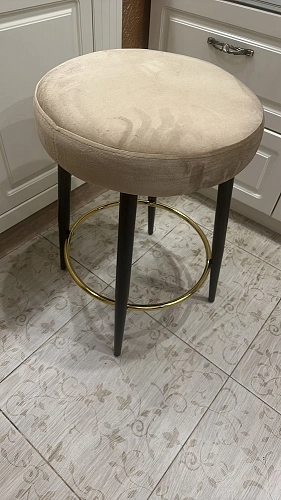 Барный стул Plato dark beige фото покупателя 13