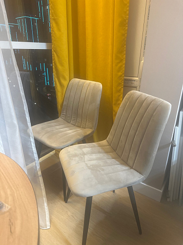 Стул на металлокаркасе Дани бежевый / белый фото покупателя 39