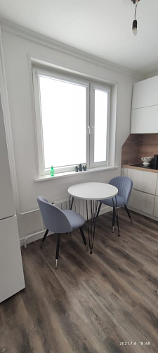 Стул на металлокаркасе Gabi 1 light purple / black / gold фото покупателя 222