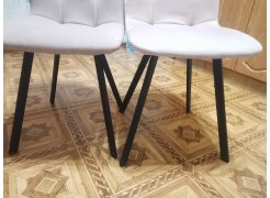 Стул на металлокаркасе Чилли светло-серый / черный фото покупателя 637