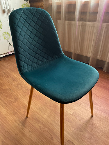 Стул на металлокаркасе Dabl wine red фото покупателя 125