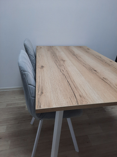 Стол Тринити Лофт 120 25 мм черный матовый / юта фото покупателя 112